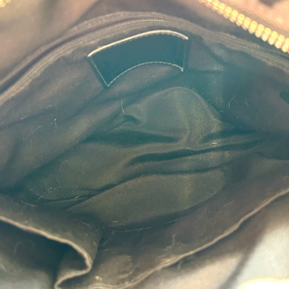 Coach Signature Stripe Python Tote - Picture 5 of 6
